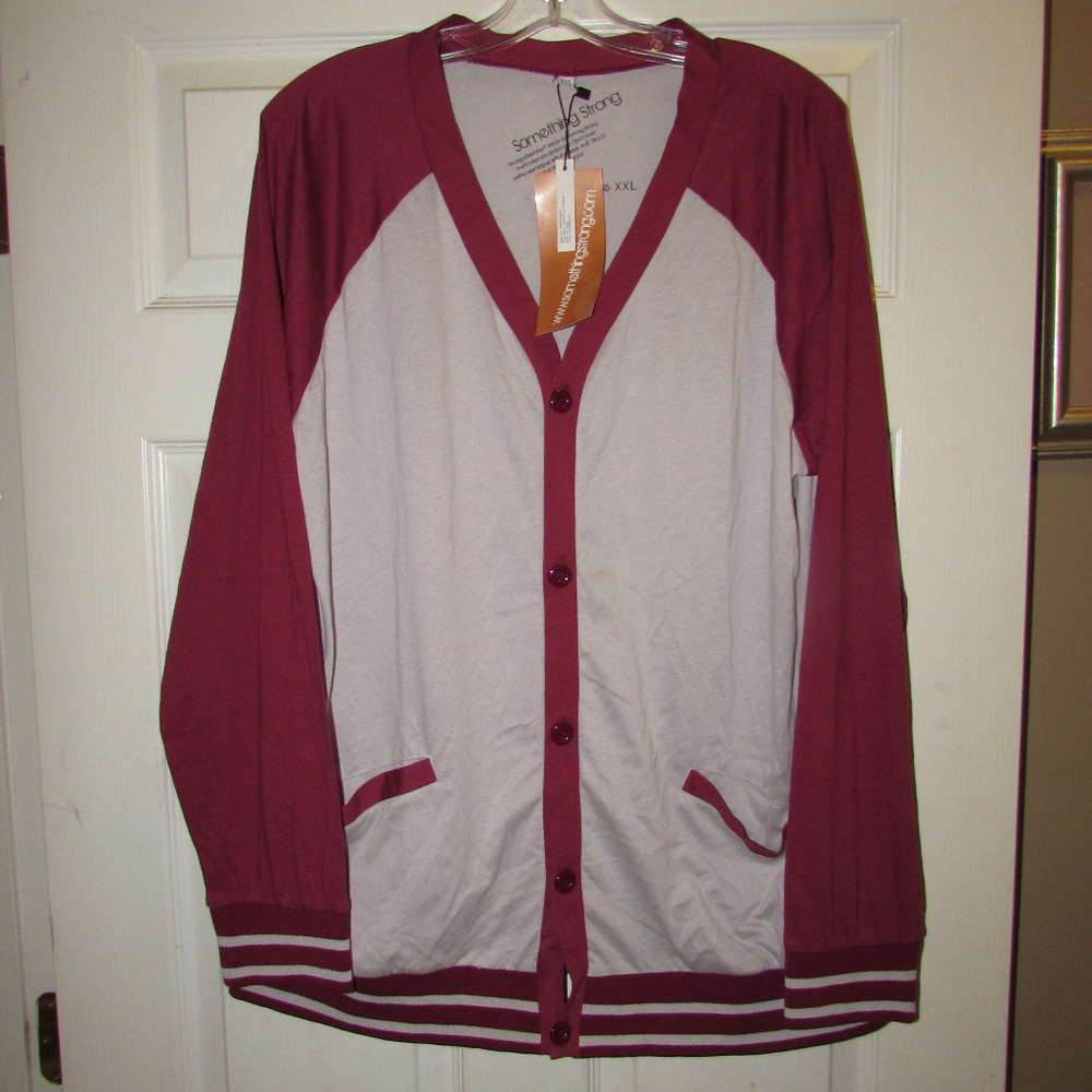 Something Strong Lightweight Sweater Jacket Medium